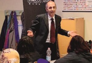 Lezione di Paolo Brezza agli studenti del Leardi