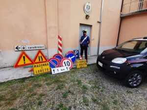 Sul tetto la pianta di marijuana, in casa i cartelli stradali rubati. Minorenne nei guai