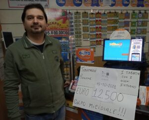 Lotto vincente al Ronzone: a Casale vinti 12.500 euro