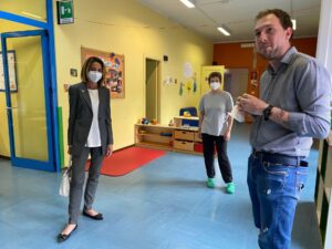L’assessore Chiorino in visita ai nido comunali di Casale