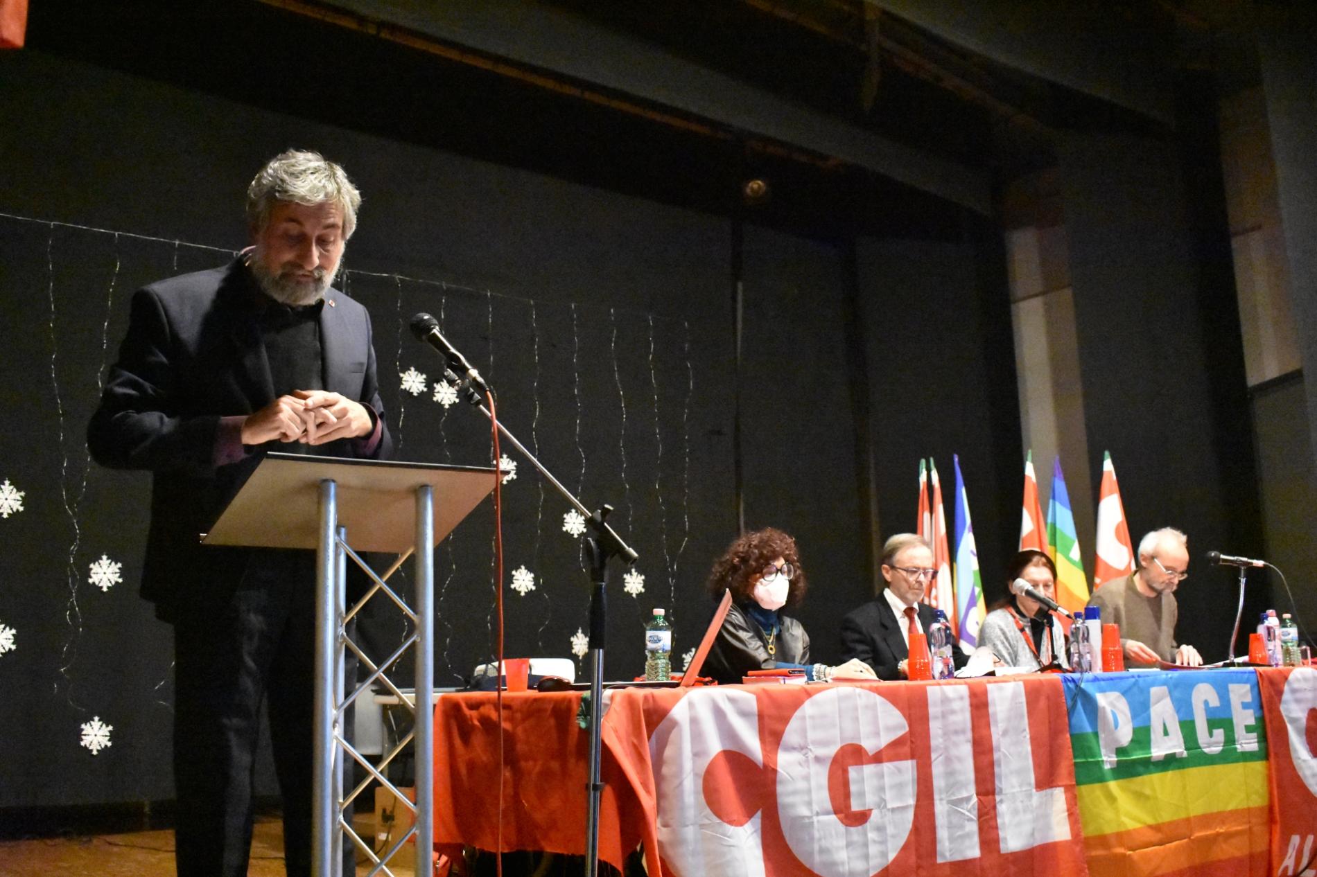 Armosino confermato segretario della Cgil