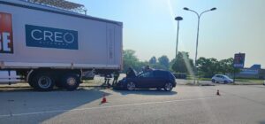 Auto contro tir sulla Casale-Valenza