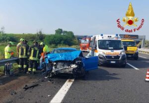 Incidente sull’A26 a Borgo Vercelli, gravemente feriti due casalesi
