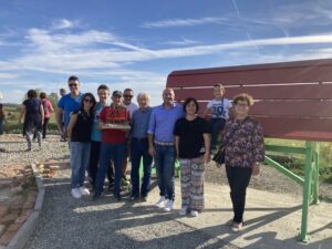 Camagna, si festeggia il terzo compleanno della big bench