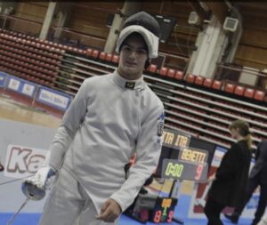 Ettore, lo studente spadista campione in pedana e in classe