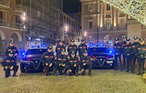 Casale: gli auguri di buon Natale dei Carabinieri del Radiomobile
