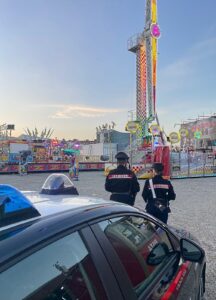 Casale: i pattugliamenti dei Carabinieri al Luna Park