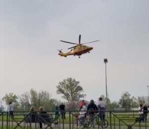 Casale, scontro durante il match di rugby, arriva l’elisoccorso