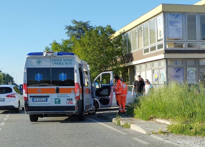 Casale: incidente in corso Valentino, intervento in corso