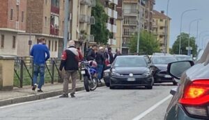 Casale: tamponamento a catena in via Buozzi, tre auto coinvolte