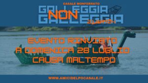 Galleggia non Galleggia rinviato al 28 luglio per maltempo