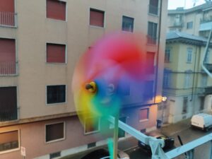 Forti raffiche di vento e temporale sul Casalese