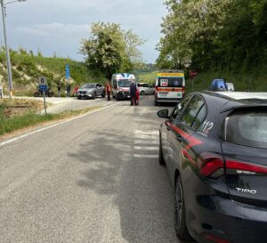 Incidente a Rosignano Monferrato: feriti centauro e passeggera
