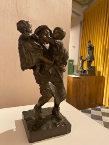 Due opere di Bistolfi del Museo Civico in mostra a Carrara