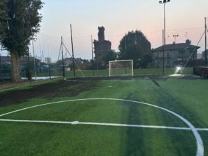 Balzola: nella notte incendio al campo da calcio a 5