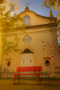 San Giorgio Monferrato inaugura la Panchina Rossa contro la violenza sulle donne
