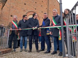Fubine inaugura la strada. Molinari: “Enti locali, no tagli”